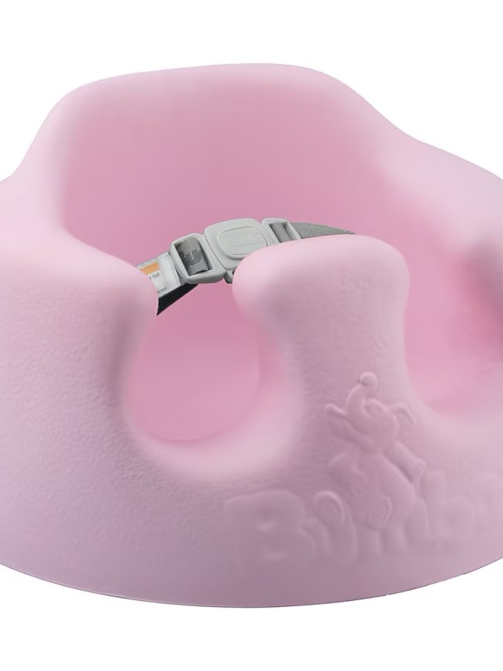 Bumbo Infant Floor Seat Baby Sit Up Chair with Adjustable Harness Cradle Pink
